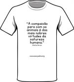 CAMISETA ONG - FRASES SOBRE ANIMAIS